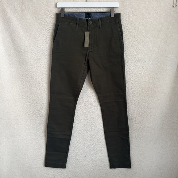 J. Crew Other - J Crew 250 skinny-fit pant in stretch Chino Men’s 28 x 32 Olive Green